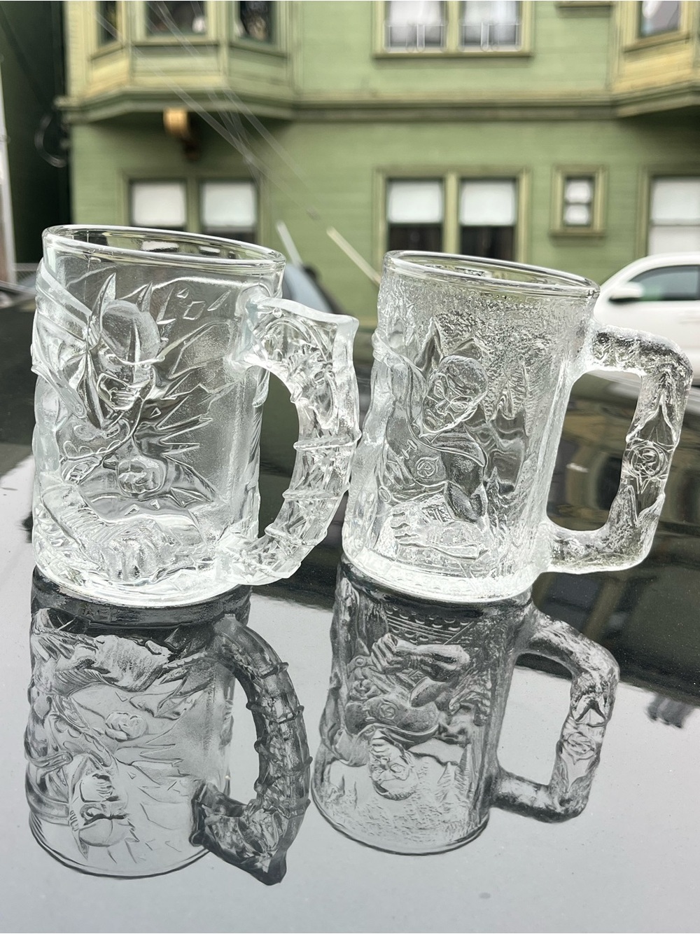 McDonald’s collector’s item glass mugs - Batman and Robin